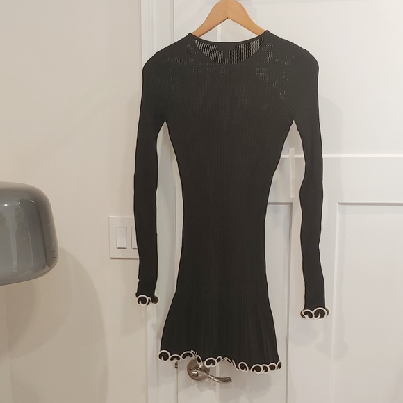 Anthro ML Monique Lhuillier Sona Knit Mini Dress - Picture 4 of 8